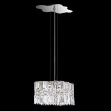  SPU120N-SS1O - Selene 15IN LED 120V Mini Pendant in Stainless Steel with Optic Crystal